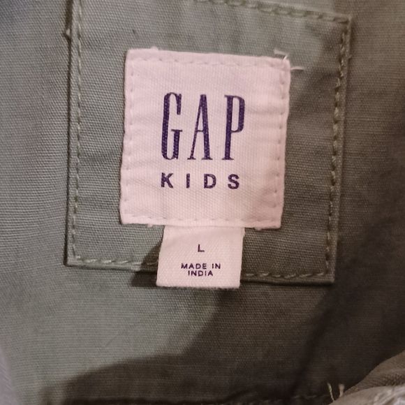 GAP Kids Denim Jacket, Size L (Kids), Lt Green - Picture 8 of 8